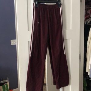 Adidas maroon sweatpants
